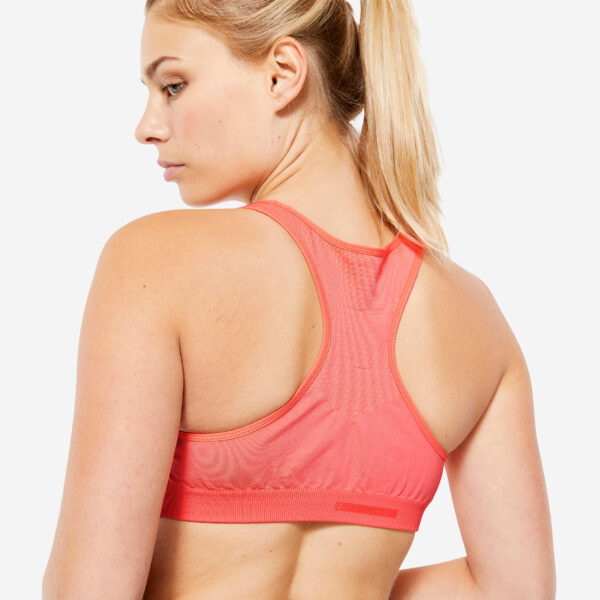 Sport Bra Medium Support for Running - Coral Pink