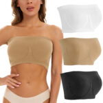 Plus Size Women's Seamless Bandeau Bra