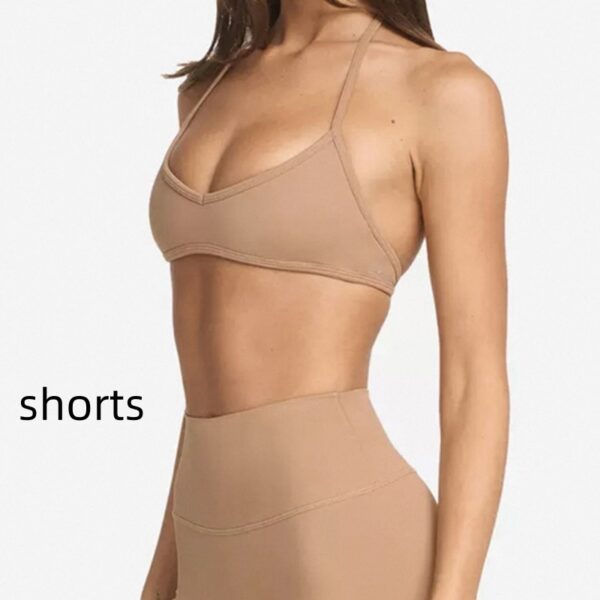 Yoga Vest Female With Chest Pad Sports Workout Bra