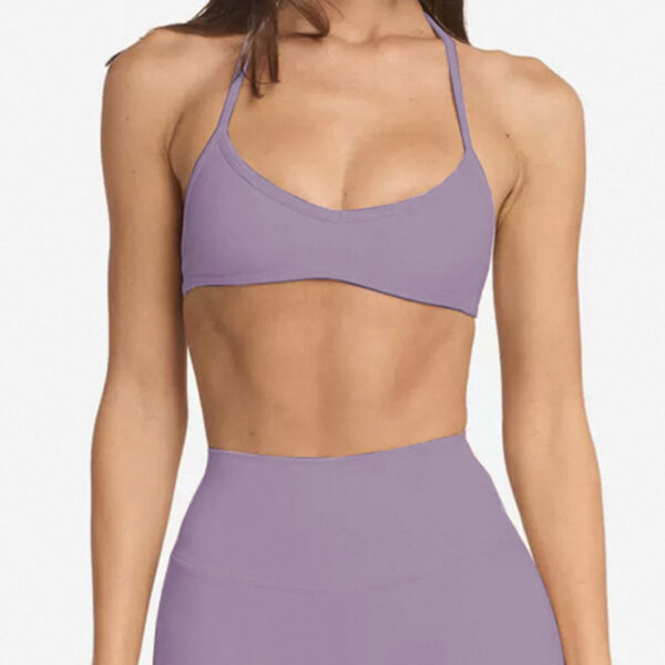 Yoga Vest Female With Chest Pad Sports Workout Bra