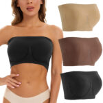 Plus Size Women's Seamless Bandeau Bra