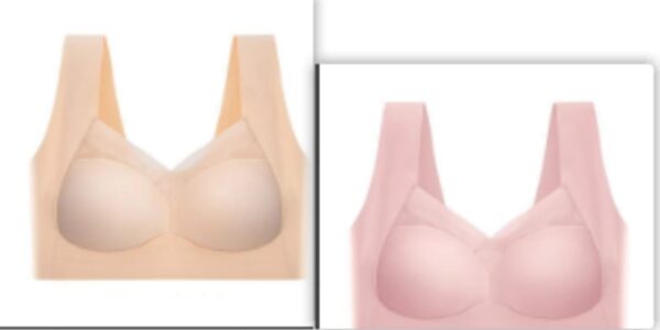 Women's One-piece Fixed Latex Cups Non-marking Sports Bra