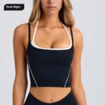 Sports Underwear Vest Shorts Spaghetti Strap Bra Beauty Back Tight High Elastic Fitness