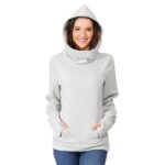 Thick Hooded Maternity Sweater – Warm, Soft & Stylish for Pregnant Women