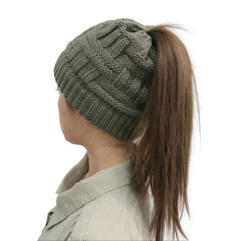 Adjustable Knit Winter Hat for Women