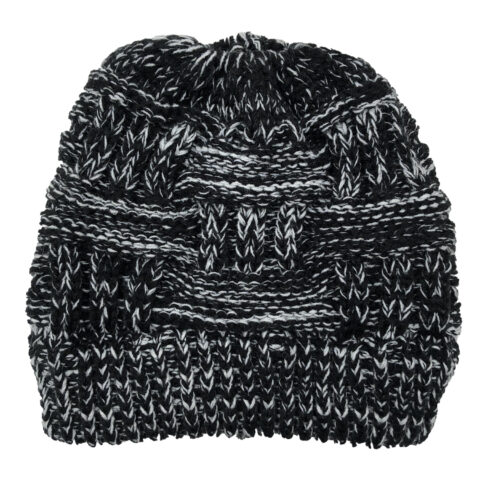 Knit Ponytail Beanie for Women – Winter Style