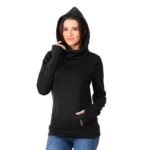 Thick Hooded Maternity Sweater – Warm, Soft & Stylish for Pregnant Women