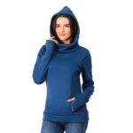 Thick Hooded Maternity Sweater – Warm, Soft & Stylish for Pregnant Women