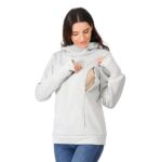 Thick Hooded Maternity Sweater – Warm, Soft & Stylish for Pregnant Women