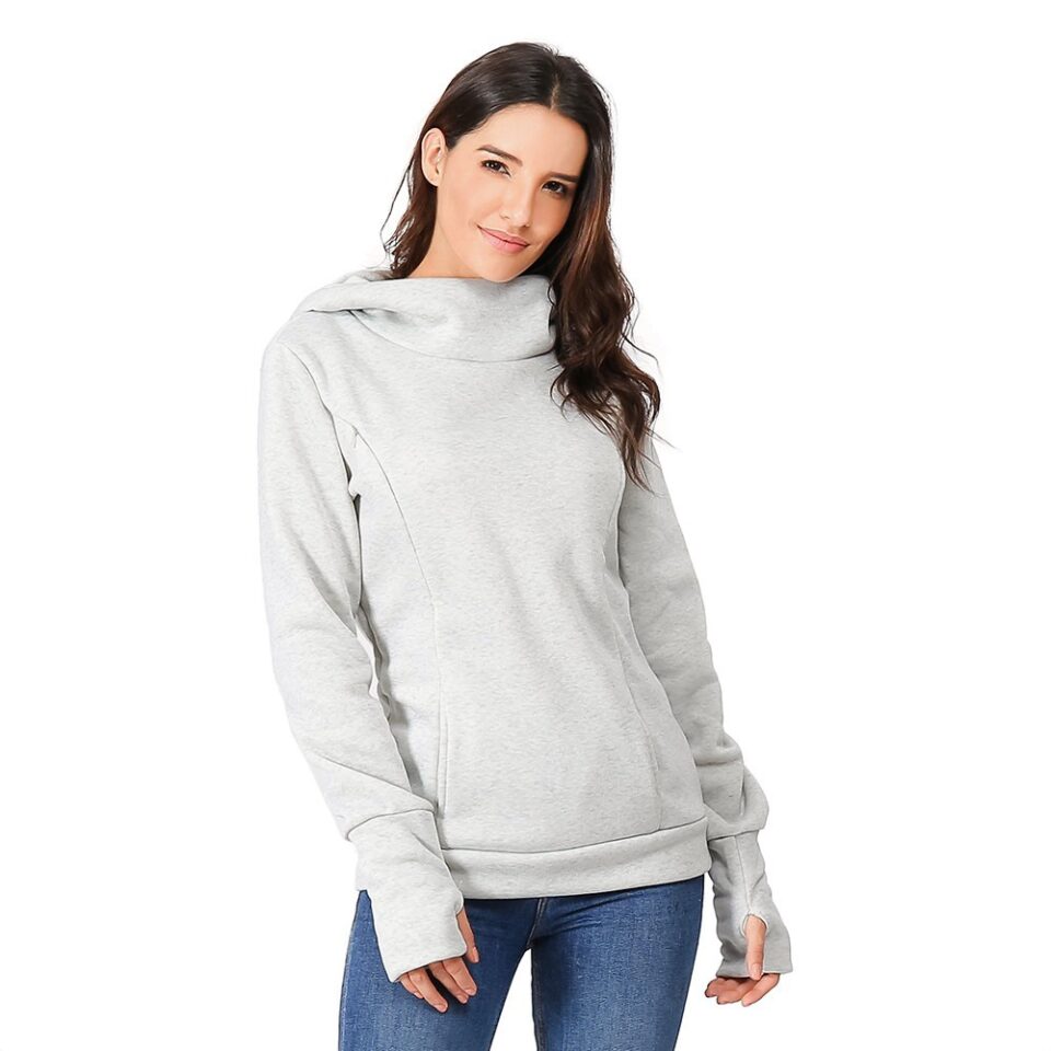 Soft thick sweater for pregnancy