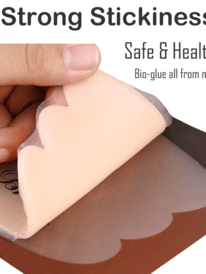 Self-adhesive backless silicone bra free size