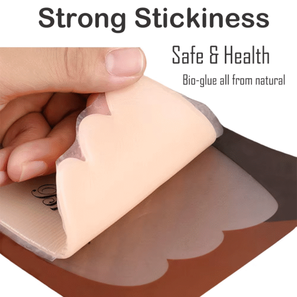 Free Size Reusable Strapless Silicone Bra – Self-Adhesive, Backless, Seamless Invisible Push-Up Bra for Women