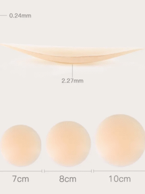 Invisible adhesive bra petals for backless dresses