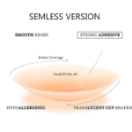 Premium Reusable Silicone Nipple Covers | Ultra-Thin Invisible Bra Petals | Sweatproof, Skin-Safe Adhesive Nipple Pads for Women