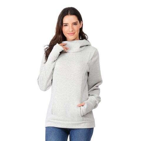Cozy maternity hoodie for women