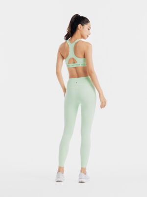 Women’s High Support Zip Sports Bra – Green