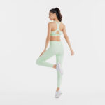 ShapeGuard Zip Sports Bra – Secure Fit, Maximum Support (Green)