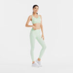 ShapeGuard Zip Sports Bra – Secure Fit, Maximum Support (Green)