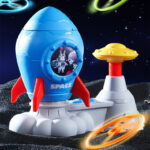 Rocket Foot Flying Saucer Toy Indoor Outdoor Catapult